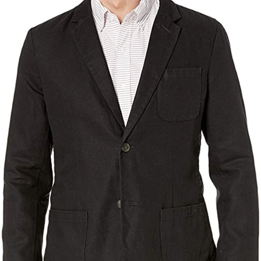 Goodthreads Men's Slim-Fit Linen Blazer Button